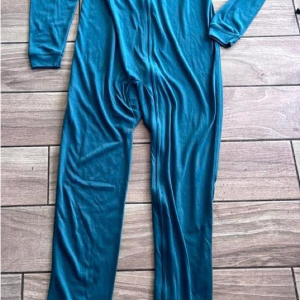 Boys Green Color Long Sleeve Jumpsuit Pajama